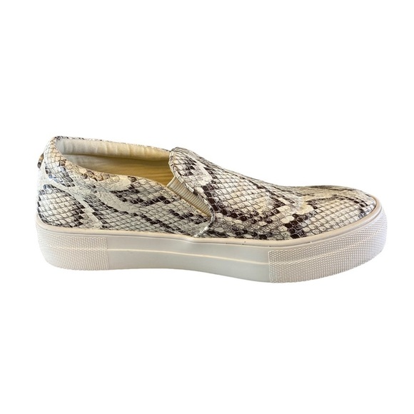 Steve Madden Women's Gills‎ Classic Slip-On Fashion Sneaker, Bone Snake 6.5 - Picture 7 of 10